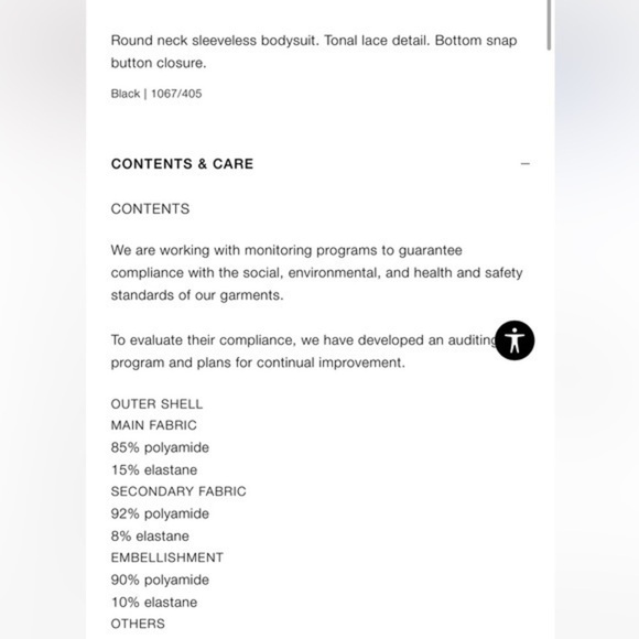 Zara Black Lace Bodysuit - Picture 5 of 10